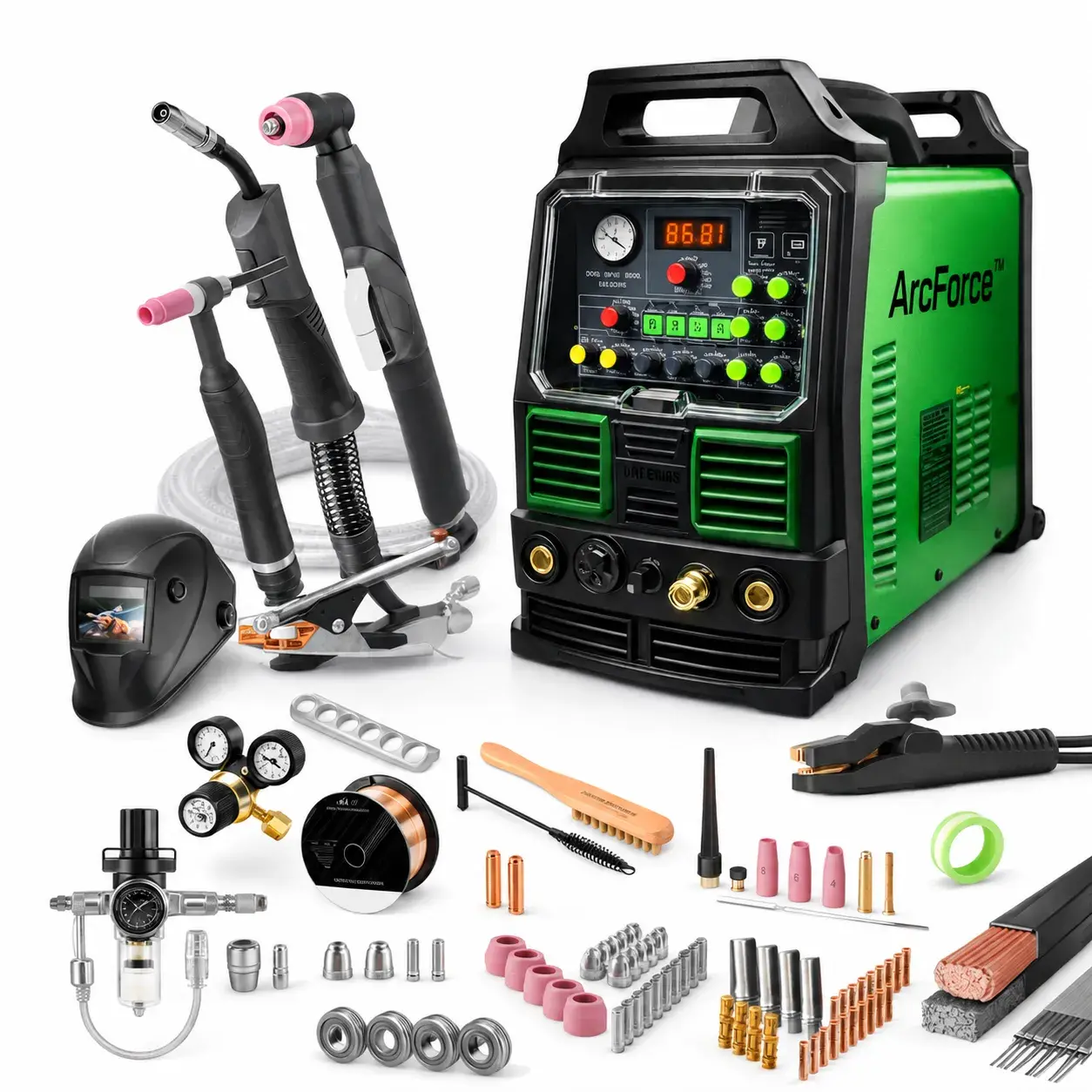 ArcForce — 8-in-1 Welder with complete kit included
